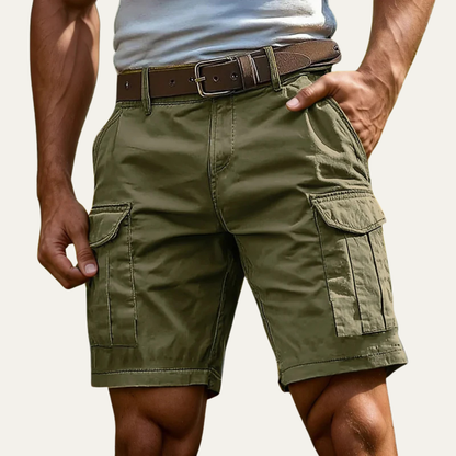Men's Summer Utility Shorts Cotton With Pockets