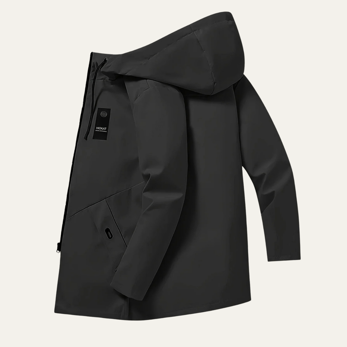 Men's Lightweight Drawstring Hooded Jacket