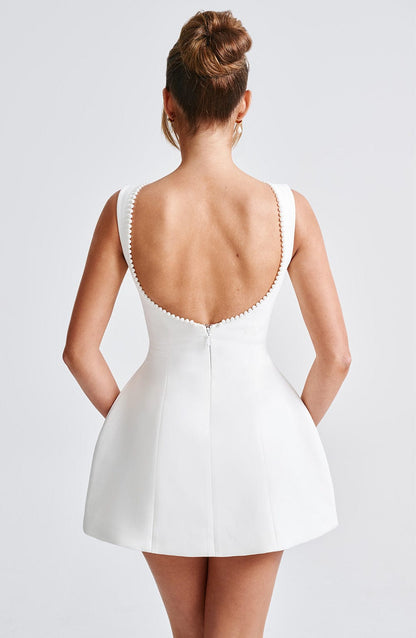 Hailey | Women Wedding Guest Structured Mini Dress