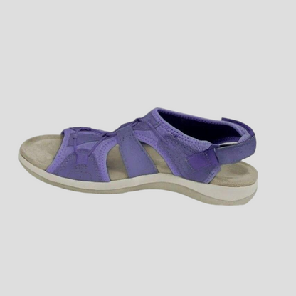 Women's Strappy Sandals Leather Brown