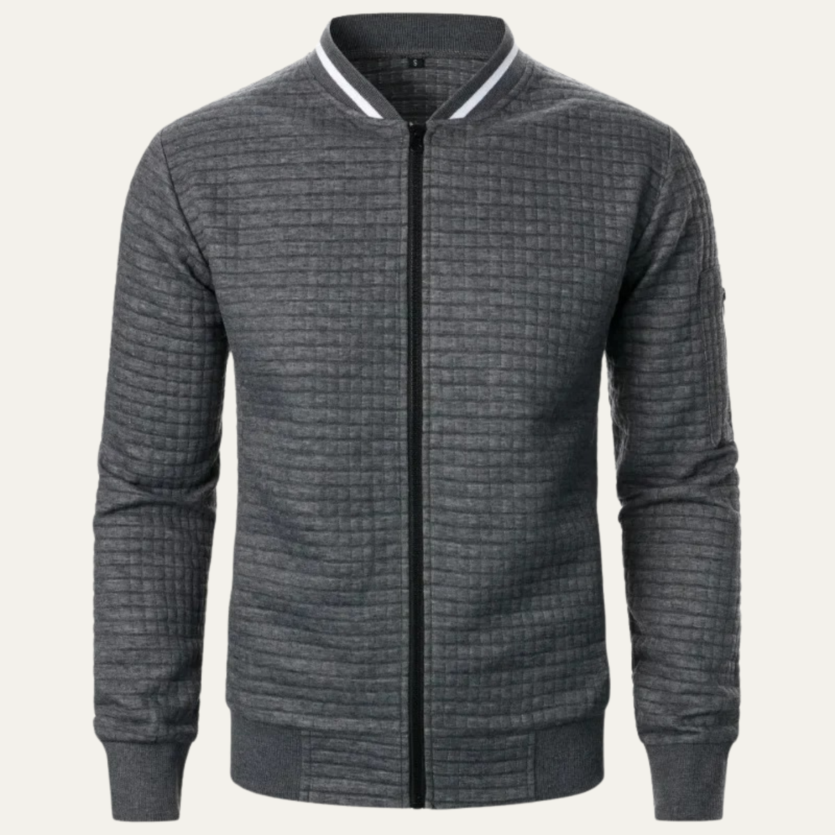 Livingston Men's Quilted Bomber Jacket Lightweight - Fashinoza