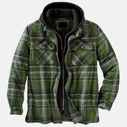 Christian | Men’s Quilted Flannel Shirt Jacket