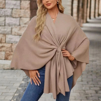 Women's Asymmetrical Poncho