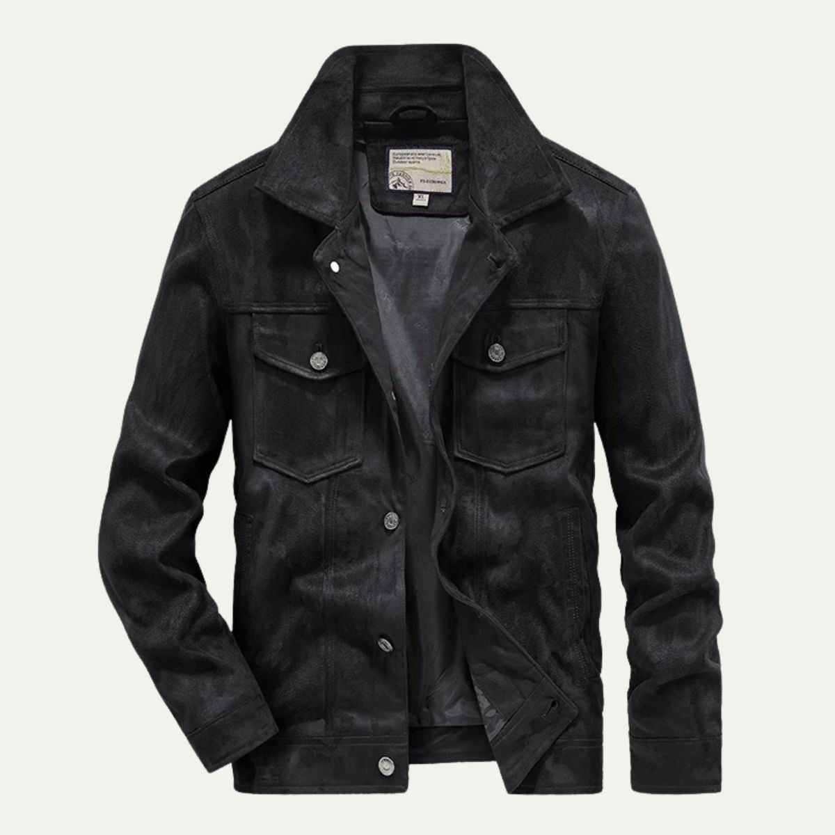 Montclair Men's Suede Cargo Jacket Lightweight