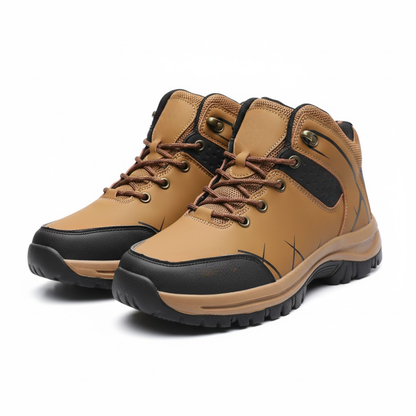 Men's Retro Hiking Boots Comfort Breathable Waterproof Anti-Slip Outdoor Camping Work Shoes