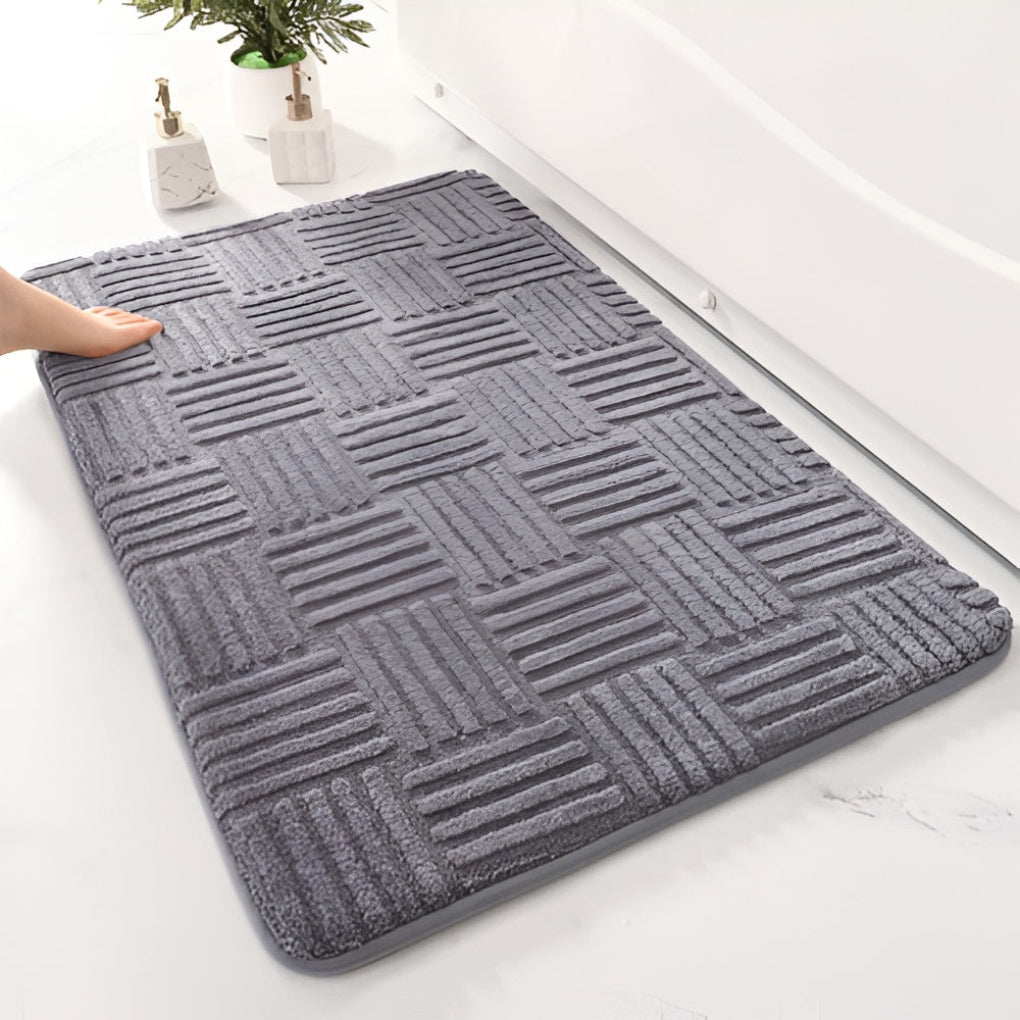 Soft Shaggy Bathroom Rug Ultra Absorbent - Fashinoza