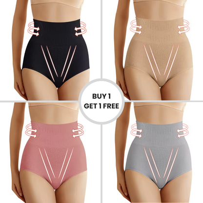 Women's High-Waist Tummy Control Underwear Seamless