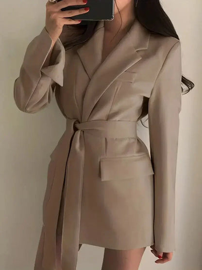 Women's Blazer Coat Wool Blend Versatile