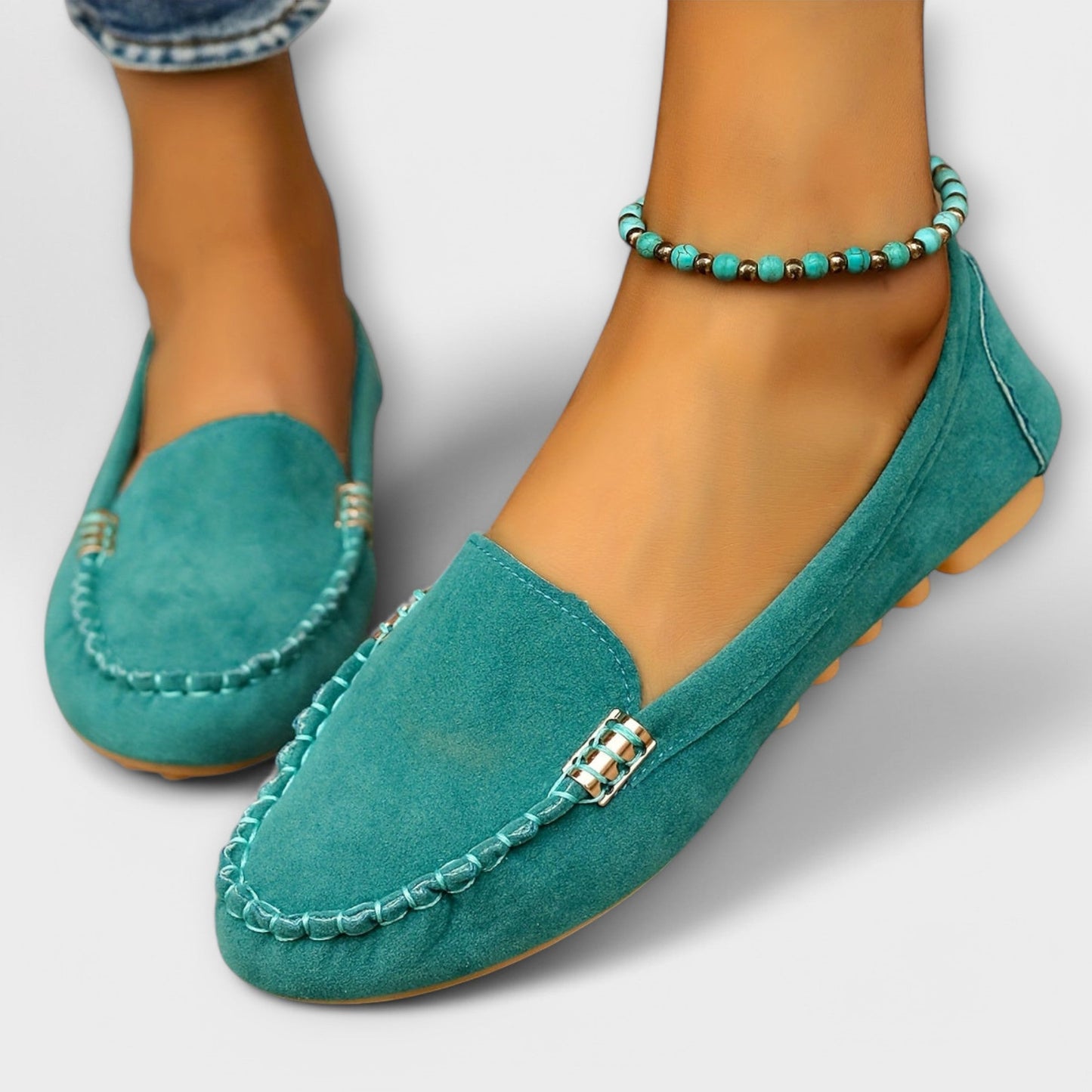 Women's Stitched Slip-On Loafers
