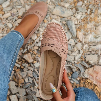 Women's Flat Loafers Slip-On Rounded Toe