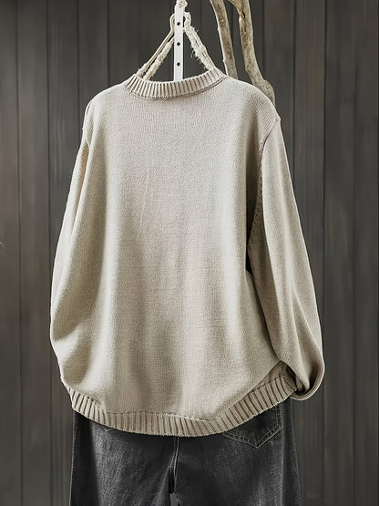 Women's Cardigan Multi-Color Buttons