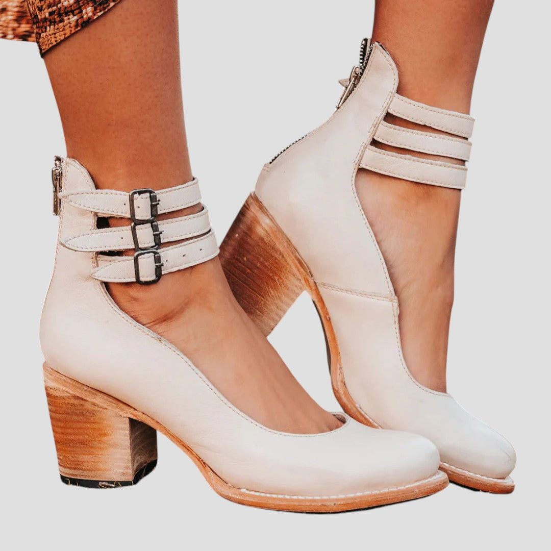 Women's Ankle Strap Block Heels