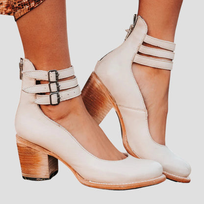 Women's Ankle Strap Block Heels