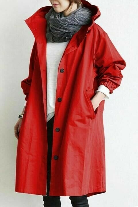 Women's Oversized Windbreaker Jacket Lightweight Waterproof