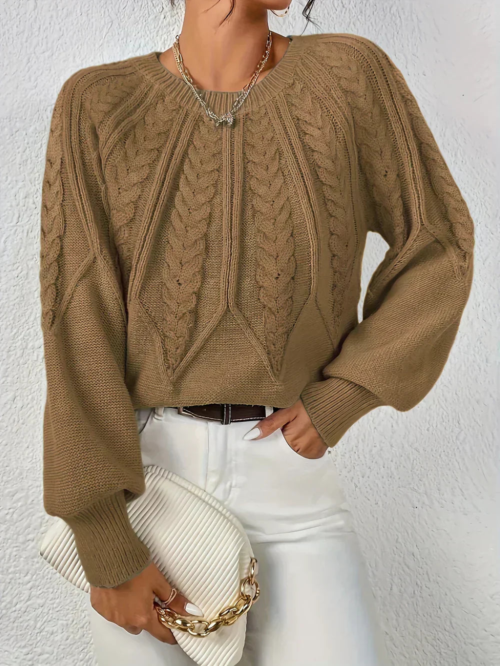 Women's Cable Knit Sweater