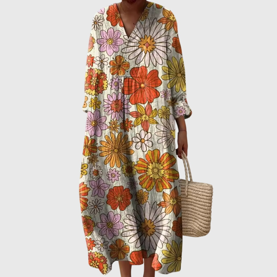 Women’s Elegant Tiered Midi Dress