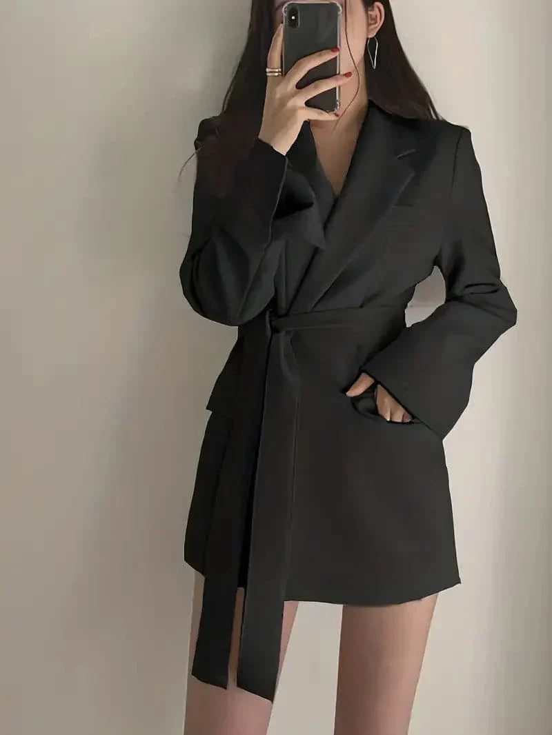 Women's Blazer Coat Wool Blend Versatile