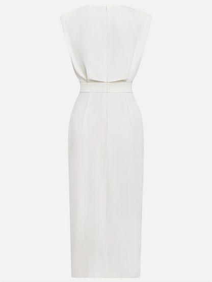 Women's Structured Midi Dress