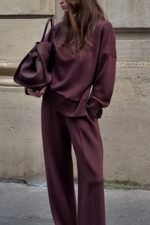 Women's Knit Coordinating Set - Fashinoza
