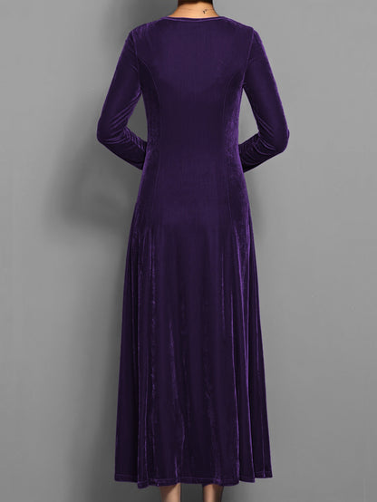 Women's Soft Velvet Dress