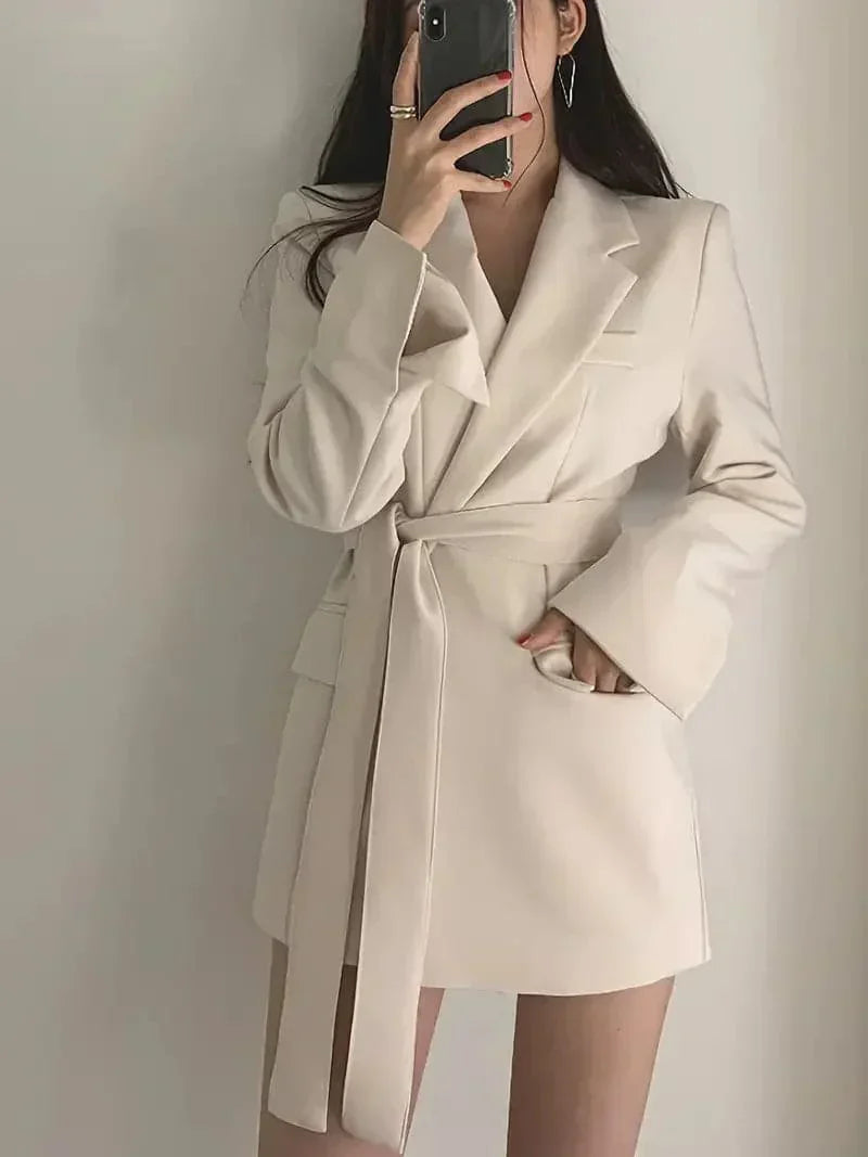 Women's Blazer Coat Wool Blend Versatile