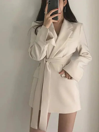 Women's Blazer Coat Wool Blend Versatile