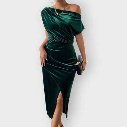 Women's Off Shoulder Midi Dress