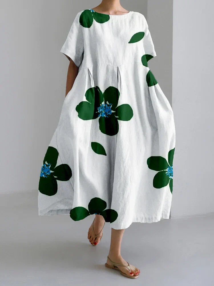 Women's Floral Summer Dress Soft Comfortable