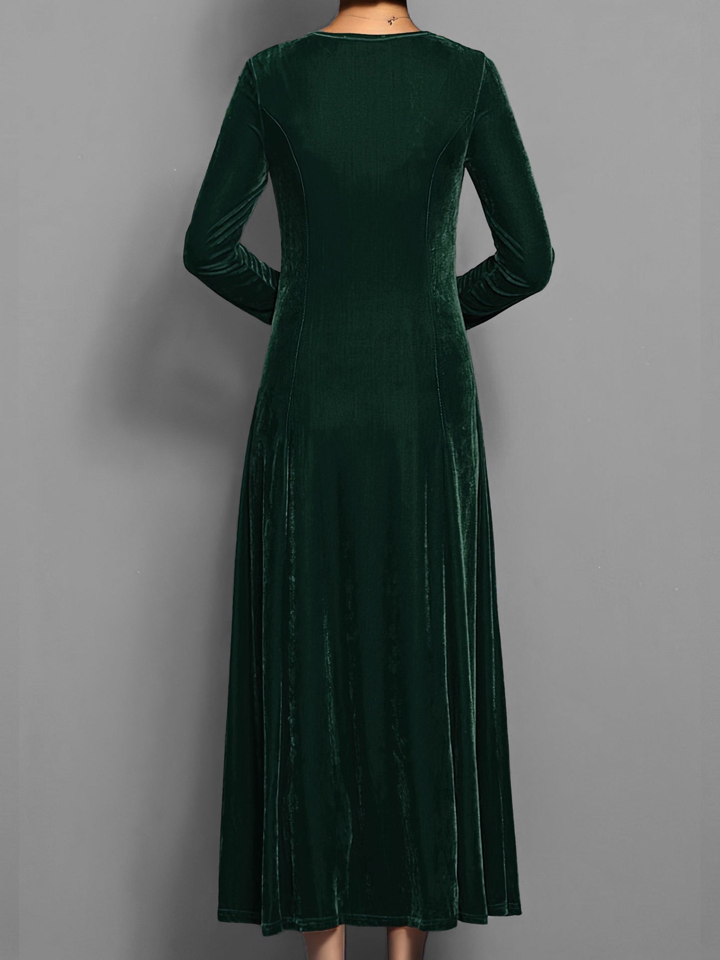 Women's Soft Velvet Dress
