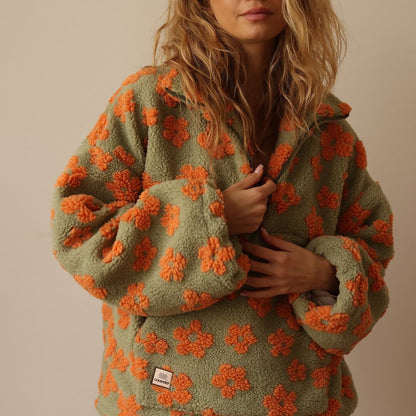 Women's Floral Pattern Sweater