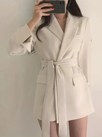 Women's Blazer Coat Wool Blend Versatile