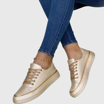 Women's Lace-Up Sneakers Arch Support