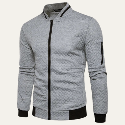 Men's Lightweight Quilted Bomber Jacket