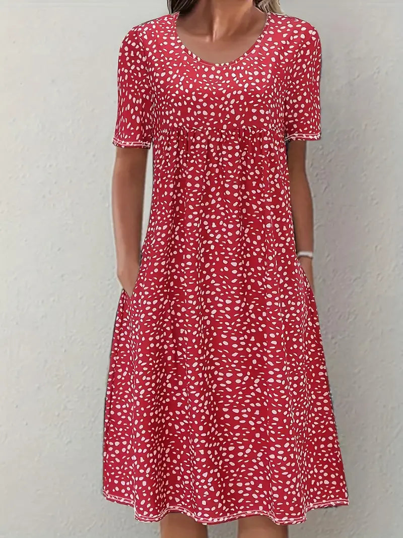 Women's Evening Dress Flowy Elegant - Fashinoza