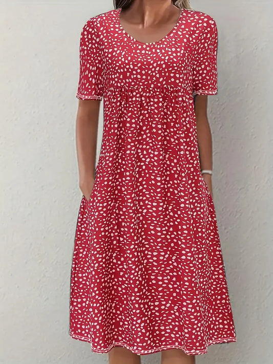 Women's Evening Dress Flowy Elegant - Fashinoza