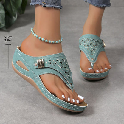 Orthopedic Walking Sandals for Women with Arch Support and Adjustable Straps