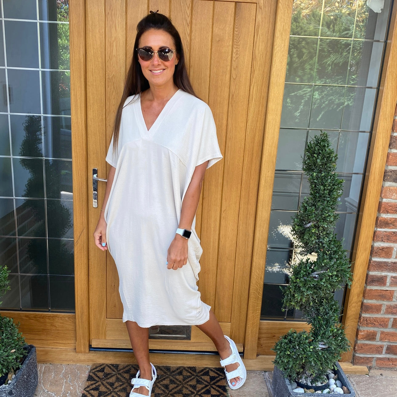 Olivia V-neck Summer Dress
