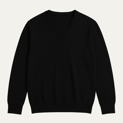 Men's Soft Knit V Neck Sweater Warm - Fashinoza