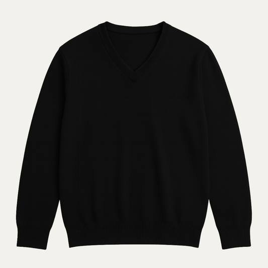 Men's Soft Knit V Neck Sweater Warm - Fashinoza