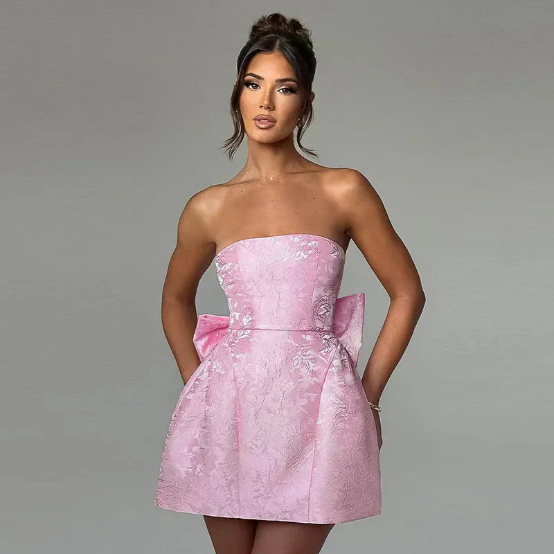 LuxeCharm Women's Halter Evening Dress