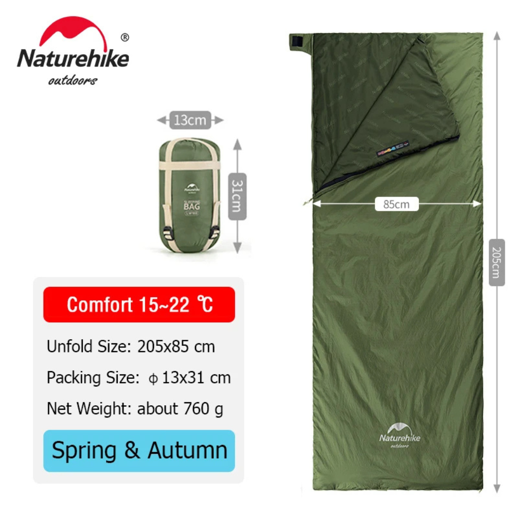 Camping Sleeping Bag Waterproof Lightweight Hiking Essential