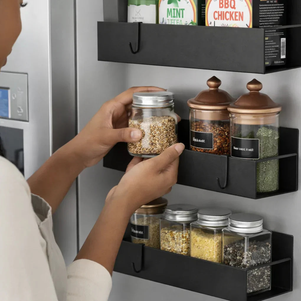 Magnetic Spice Rack Stainless Steel