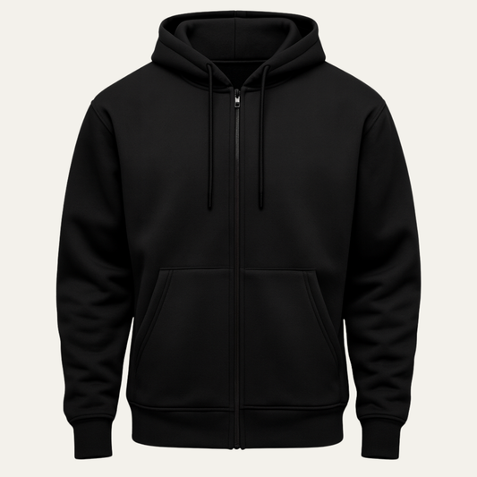 Men's Warm Zip Hoodie Jacket - Fashinoza