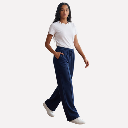 Women's Wide Leg Sweatpants - Fashinoza