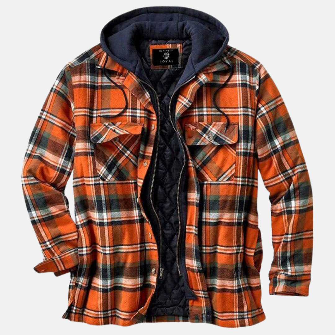 Christian | Men’s Quilted Flannel Shirt Jacket