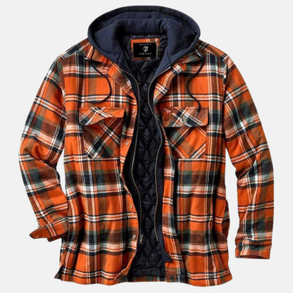 Christian | Men’s Quilted Flannel Shirt Jacket