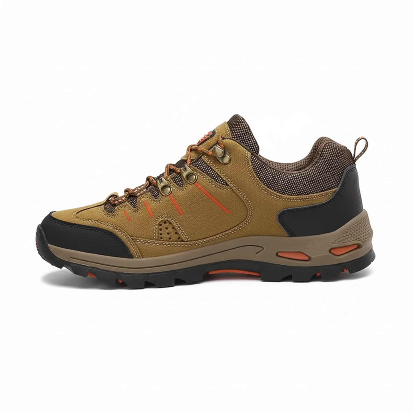 Men's Retro Style Short Boots Anti-Slip Hiking Shoes Urban Commuting Ankle Sports Footwear