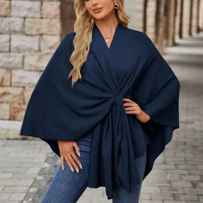 Women's Asymmetrical Poncho
