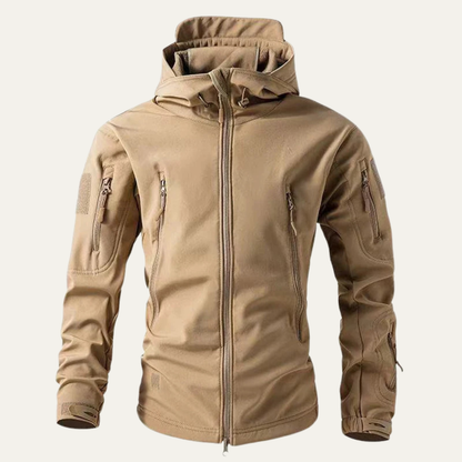 Men's Softshell Windbreaker Jacket Fleece Lined