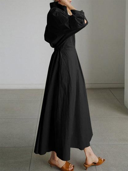 Women's Long Sleeve Wrap Dress